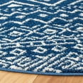 thumbnail image 4 of SAFAVIEH Tulum Merletta Oriental Area Rug, Navy/Ivory, 6'7" x 6'7" Round, 4 of 8