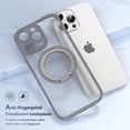 thumbnail image 2 of Dteck Magnetic Case for iPhone 16 Pro Max,Shockproof Matte PC+TPU Case Compatible with MagSafe – 360° Rotatable Kickstand Back Cover Built-in with Smart Buttons for iPhone 16 Pro Max,Gray, 2 of 9