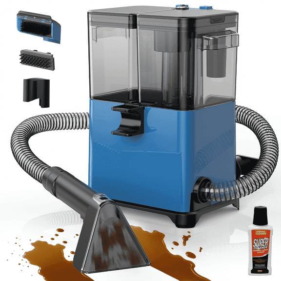 VACFORE Little Mini Portable Carpet and Upholstery Spot Cleaner, Car/Auto, Sofa Detailer, with Self-Cleaning Tool