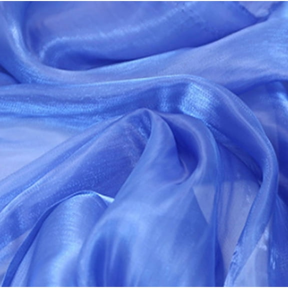 XmhyTop-A 1 Piece Organza Fabric 100*150cm Sheer Organza, Wedding Fabric, Craft Organza, Decor Fabric, Ideal for Weddings, Crafts Decor Projects,Dark Blue-A
