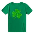 thumbnail image 4 of Pompotops T-Shirt à Manches Courtes Décontracté pour Femme, Vert, à Imprimé, 4 of 4
