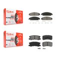thumbnail image 1 of SIM Front Rear Semi-Metallic Brake Pads Kit for Car 2008-2009 Dodge Caliber SRT-4 KSM-100030, 1 of 8
