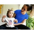 thumbnail image 2 of Old Glory Toddler 4th of July American Flag Distressed Short Sleeve Graphic T Shirt, 2 of 6
