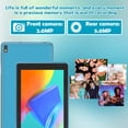 thumbnail image 7 of 7 inch Tablet Android 15 Tablets, 6GB RAM 32GB ROM 1TB Expandable, Quad-Core Processor Tablet PC, WiFi6, 3000mAh Battery, Bluetooth, 1024 x 600 IPS Touch Screen, 2+5MP Dual Camera, GMS, Navy, 7 of 7