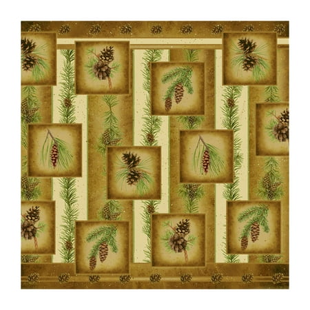 Pine Cone Nature 70 Fabric Bath Shower Curtain Rustic Bathroom