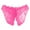 Hot Pink, variant on Women’s lace briefs panties with cage back