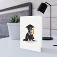 thumbnail image 5 of DistinctInk Greeting Card / Note Card - Miniature Bull Terrier Puppy Graduation - PACK of 1, 5 of 7