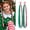 Red/White/Green, variant on Blue Ponytail Extensions Hair With Tinsel for Women Girls Hair Accessories Synthetic Braiding Hair Pieces With Rubber Band Daily Party Festival Halloween Rave Wacky Crazy Hair Extensions 27.5 inch