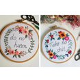 thumbnail image 3 of tssuouriy Three Dimensional Flower DIY Cloth Embroidery Kit Beginner Gift Dimensional Flower DIY Needlework Home Decoration Stitch 3# 1Set, 3 of 6