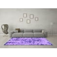 thumbnail image 3 of Ahgly Company Indoor Rectangle Abstract Purple Modern Area Rugs, 4' x 6', 3 of 4