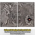 thumbnail image 2 of Cuaderno Dragón Plateado 200 pág. con Cubierta de Cuero Sintético en relieve. Incluye Pluma. Accesorio RPG. Regalo Fantasía, 2 of 3
