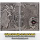 thumbnail image 2 of Cuaderno Dragón Plateado 200 pág. con Cubierta de Cuero Sintético en relieve. Incluye Pluma. Accesorio RPG. Regalo Fantasía, 2 of 3