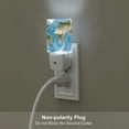 thumbnail image 5 of Salouo Earth View World Map for Night Lights Plug into Wall 1 Pack, 0.5W Plug in Night Light with Dusk-to-Dawn Light Sensor LED Nightlight for Bathroom, Adult, Hallway-EU, 5 of 7