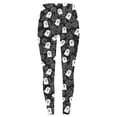 thumbnail image 4 of LUGOGNE Women Leggings Halloween Graphic High Waisted Yoga Pants Soft Stretch Workout Casual Party Clothes Black,XL, 4 of 5