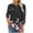 Black-1, variant on ShiShine Women's Casual 3/4 Long Sleeve Crew Neck Tee Tops Trendy Novelty Printed Blouses Fall Clothes Pullover Shirts