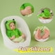 thumbnail image 5 of Muñeca Reborn GiggleBabble de silicona completa de 43 cm con ojos abiertos, 5 of 9