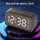 thumbnail image 5 of Altavoz Bluetooth inalámbrico | Altavoz inteligente con diseño de espejo mini | Reloj despertador con control remoto | Comando de voz | Audio de alta fidelidad | Decoración de oficina en casa, 5 of 5