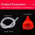 thumbnail image 4 of HLONK Multi-Function Plastic Long Flexible Tube Oil Funnel for All Automotive Oil Fuel, 4 of 7