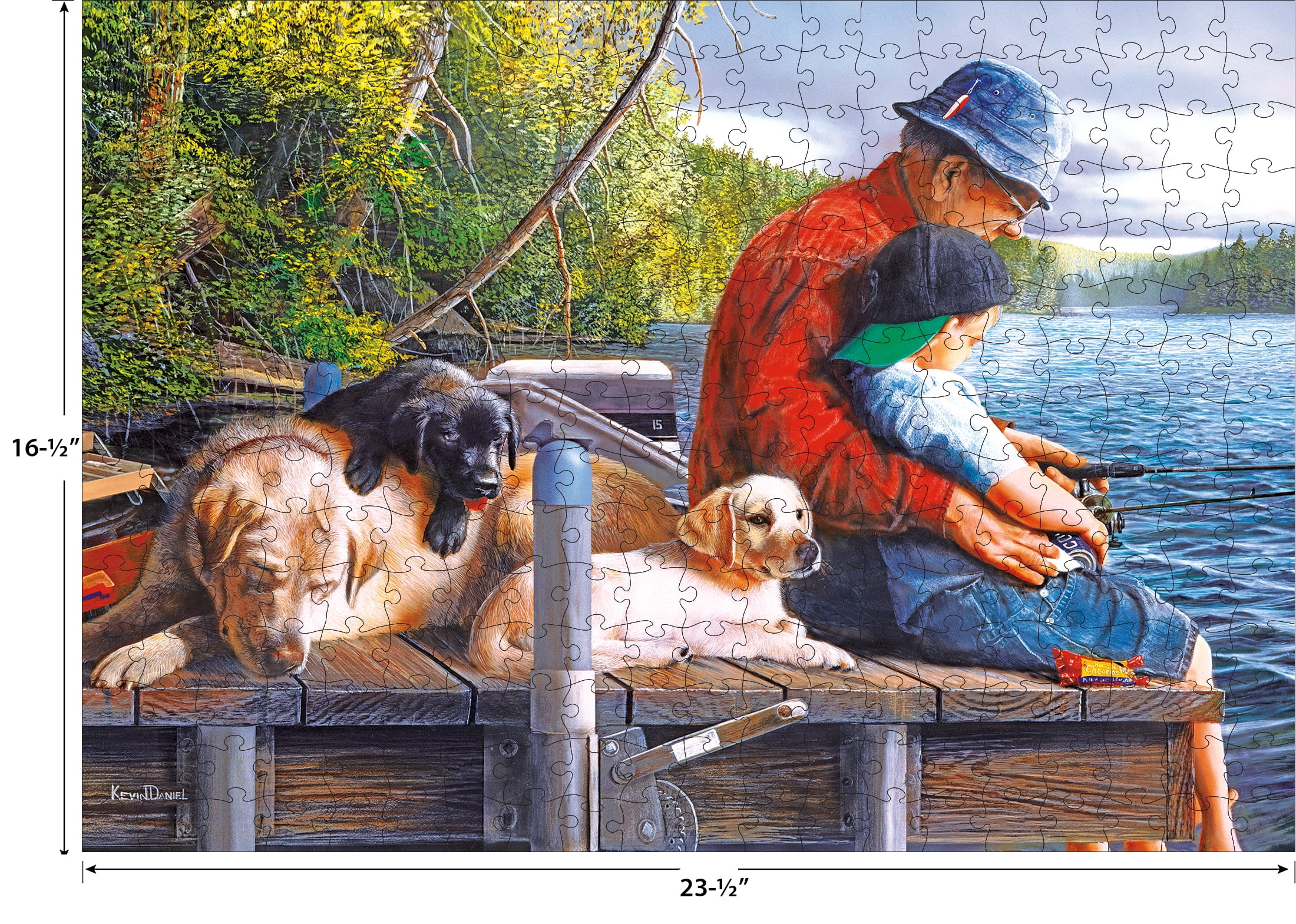 RoseArt Colorluxe 300-Piece Memories Adult Jigsaw Puzzle