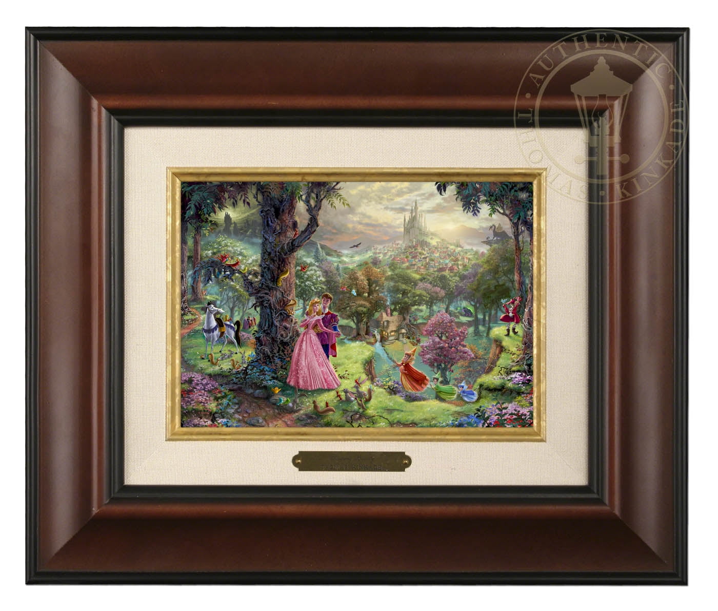 Brandy Frame Thomas Kinkade Disney/'s Sleeping Beauty Framed Brushwork
