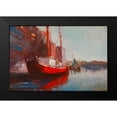 thumbnail image 2 of Barbini, Eddie 18x13 Black Modern Framed Museum Art Print Titled - Docked, 2 of 5