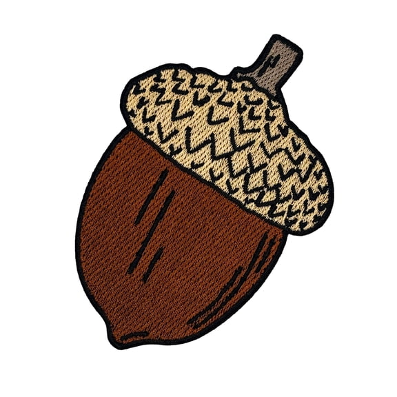 Acorn Oaknut Embroidered Iron-on Patch | Clayton Jewelry Labs
