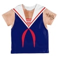 thumbnail image 1 of Halloween Sailor Man Costume All Over Toddler T Shirt, 1 of 2