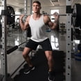 thumbnail image 7 of QPNGRP Men's 7" Athletic Basketball Shorts Workout Gym Quick Dry Shorts Lightweight Mesh Running Shorts Black L, 7 of 7