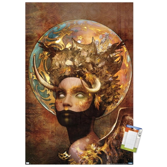 Jena DellaGrottaglia: Cosmic Zodiac - Taurus Wall Poster, 22.375" x 34"