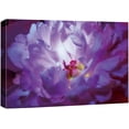 thumbnail image 3 of PixonSign Canvas Print Wall Art High Contrast Purple Peony Botanical Wilderness Photography Realism Modern Closeup Multicolor Ultra for Living Room, Bedroom, Office - 24"x36", 3 of 5