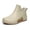Beige, variant on Womens Rain Boots 2026 Fashion Couple Walking Water Shoes Ankle Rubber Water Resistant Boots Non Slip Soles Mid Calf Booties Outdoor Casual Slip On Shoes for Fishing Camping Black 10 Wide