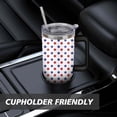 thumbnail image 7 of 40oz July 4th Handle Cup 🇺🇸,Stars & Stripes Stainless Steel Tumbler-Hand Wash Only, 7 of 7