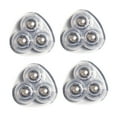thumbnail image 1 of yuksok 4 Pieces Self Adhesive Caster Wheel Multipurpose Mute 360 Degree Rotation Swivel Clear, 1 of 9