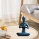thumbnail image 3 of Personaje Yoga Chica Adornos Escultura Decoración para hogar Arte abstracto decorativo Estatuilla Estatua Dormitorio Oficina Estante Decoración de azul 2 Yotijar Figura de postura de yoga, 3 of 9
