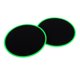 thumbnail image 2 of 2 piezas de deslizadores de ejercicio de cuerpo completo para yoga y entrenamiento. Disco deslizante doble. Verde, 2 of 4
