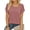 Blue flowers on a white base, variant on MOYIKO Womens Blouses Petal Sleeve Tops Square Neck Summer Trendy Tunic Casual T Shirts