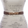 thumbnail image 2 of Women's 1" High Waist Rose Floral Fashion Skinny Stretch Belt, 2 of 2