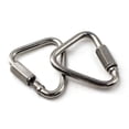thumbnail image 1 of Flomore M10 Delta Quick Link 304 Stainless Steel Triangle Quicklink Chain Connector Screw Lock Carabiner Pack Of 2, 1 of 3