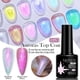 thumbnail image 3 of LILYCUTE 7ML Auroras capa superior Sparking Aurora Gel esmalte de uñas Semi permanente UV Gel función capa superior para barniz de Gel para decoración de uñas, 3 of 4