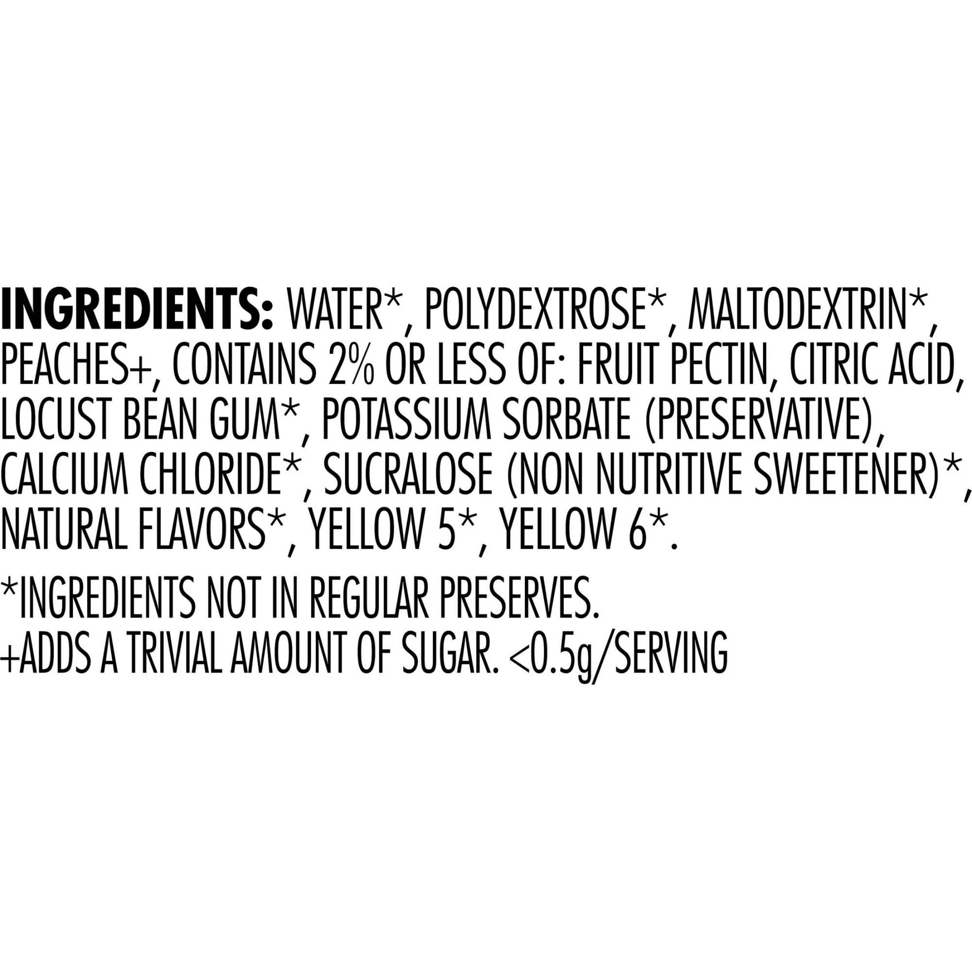 Smucker's Sugar Free Peach Preserves, 12.75 oz