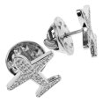 thumbnail image 3 of 2Pcs Shirt Brooch Buttons Blouse Pins Safety Invisible Buttons Airplane Shape Anti Exposure Fixed Brooch Pins, 3 of 7