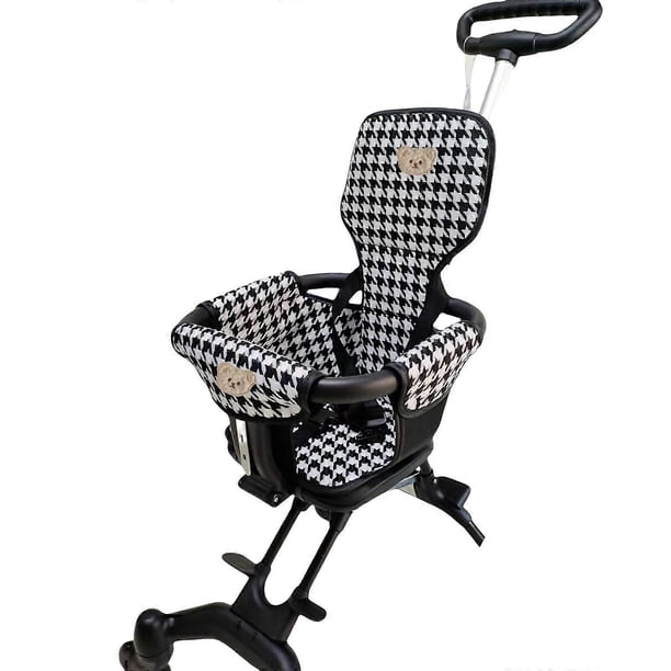 Pram Cart Seat Pad Headrest for MLED JT05 Carriage Polyester Classical Pattern Comfort Waist Support for Daily Outings