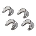 thumbnail image 2 of Miangastore 4PCS Heavy Duty "U" shaped Stainless Steel Coloset Pole Socket For Closet Curtain - 25MM, 2 of 8