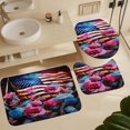 thumbnail image 6 of Independence Day Of The United States Flag Shower Curtain Sets with Rugs 4 Piece Rustic, 6 of 8