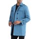 thumbnail image 4 of Abrigo Trench Chic Inspire para hombres, con solapa de muesca, doble botonadura, cortavientos, largo, abrigo M azul, 4 of 5