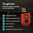 thumbnail image 4 of igloohome Smart Padlock Lite, iOS/Android App Fingerprint Access Remotely Generates Bluetooth-Keys IPX6 Certified - Red, 4 of 8