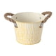 thumbnail image 3 of Maceta de hierro para macetas con asas para jardinería Beige, 3 of 9