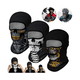 thumbnail image 2 of 3pzs Pasamontañas Calaveras Protección Sol Para Halloween Malubero Negro, 2 of 2