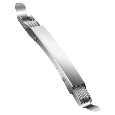 UPOUART Stainless Steel Scallions Cutter for Kitchen Use Versatile Double Headed Vegetable Slicer