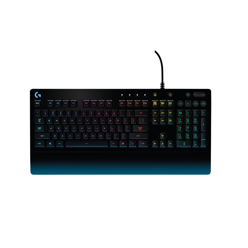 Logitech G213 Gaming Keyboard with Dedicated Media Controls, 16.8 Million Lighting Colors Backlit Keys, Spill-Resistant and Durable Design(Non-Retail Packaging) - image 2 of 5